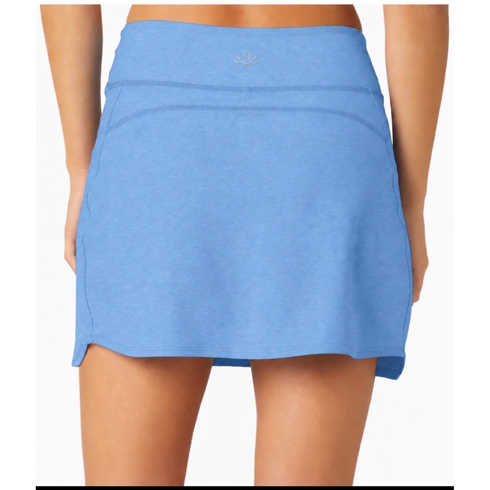 Beyond Yoga Womens Active Skort Light Blue Heathered Tennis Golf Skirt Size M